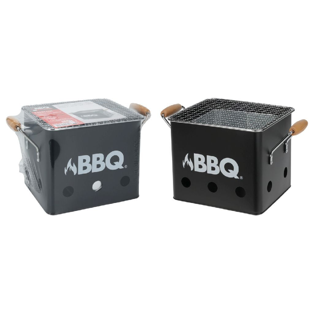 BBQ Cube Mini Barbecue 28.5x15.5x15 cm Black