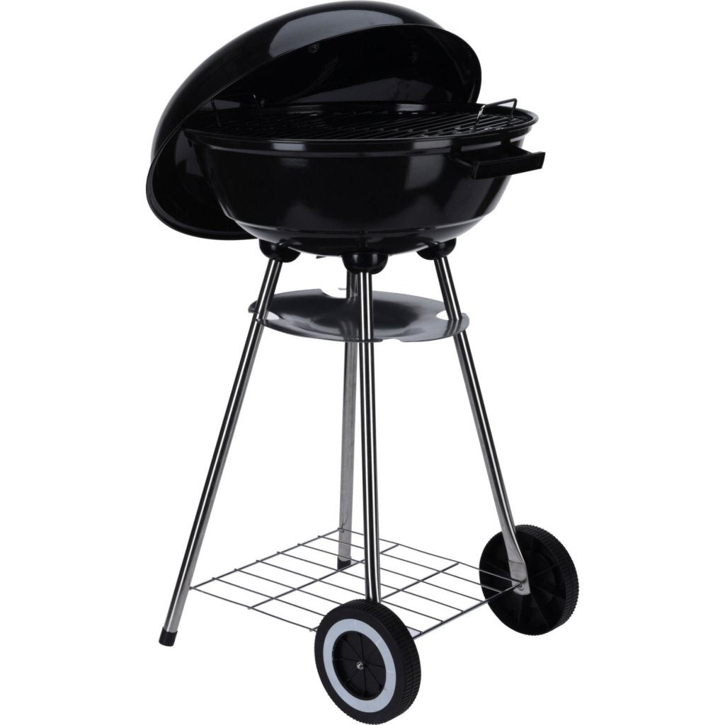 Grill King Charcoal Barbecue on Wheels 46 cm Black