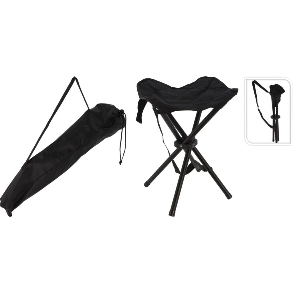 Folding Stool Black
