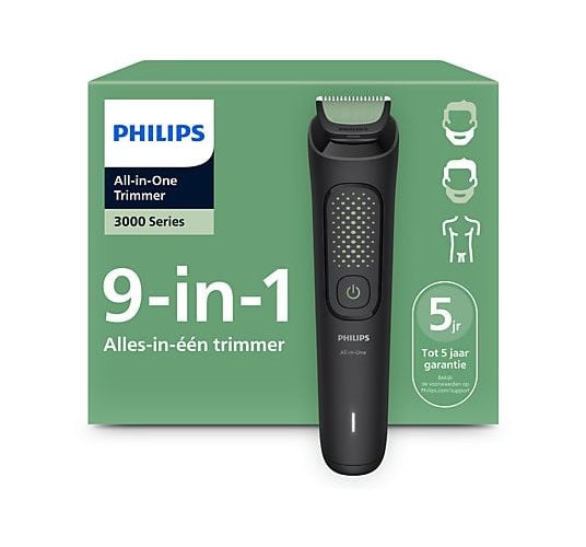 Philips | All-In-One Trimmer | MG3945/15 3000 Series 9-In-1 - Face Hair Body | Grooming Set afbeelding 1