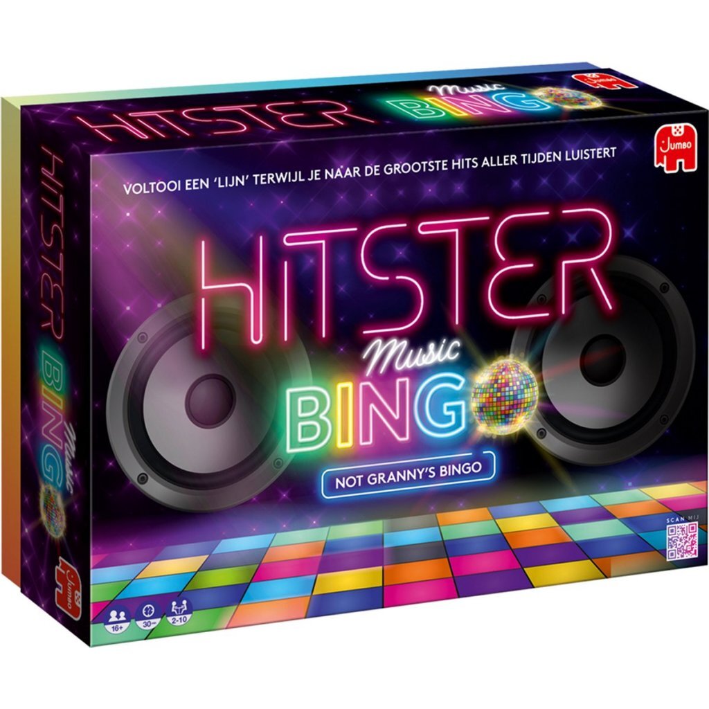 Jumbo Hitster Bingo Party Game with Disco Ball