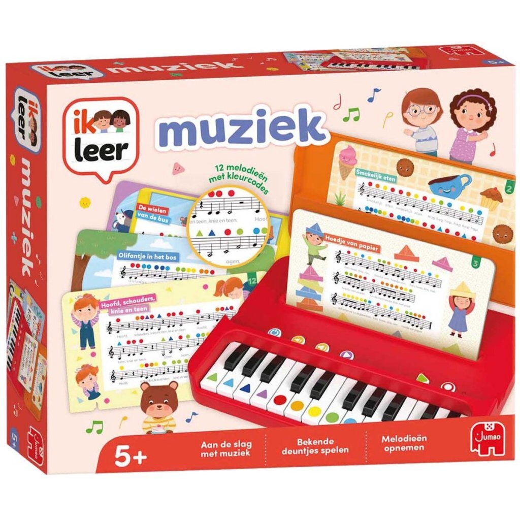 Jumbo I Learn Music with Recording Function for Children Aged 5 and Up