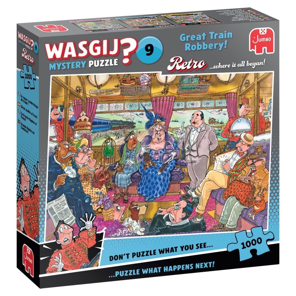 Jumbo Wasgij Retro Puzzle The Great Train Robbery 1000 Pieces