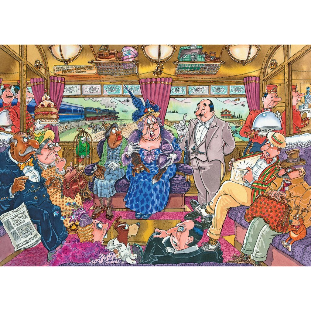 Jumbo Wasgij Retro Puzzle The Great Train Robbery 1000 Pieces