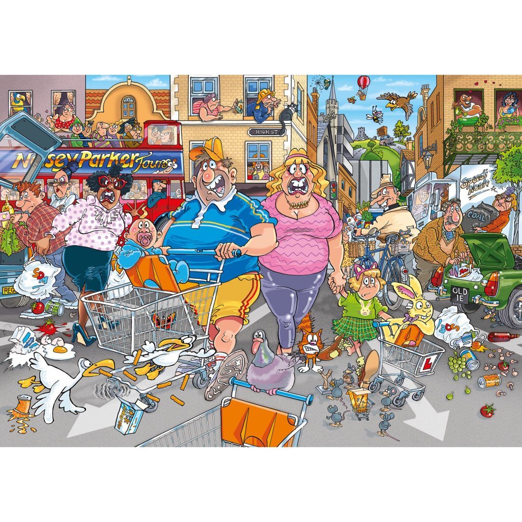 Jumbo Wasgij Original Puzzle Bargains 1000 Pieces