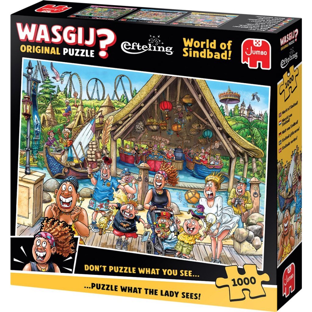 Jumbo Puzzle Wasgij Original The World of Sindbad! 1000 Pieces