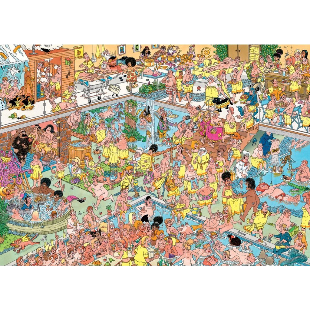 Jumbo Jan van Haasteren Puzzle On Hot Coals 1000 Pieces