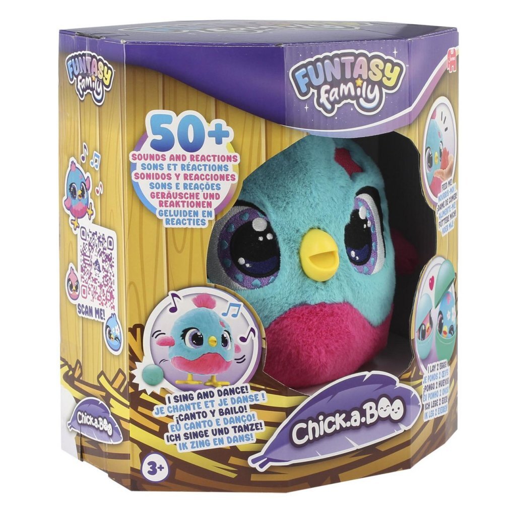 Funtasy Family Chick a Boo Chick with Sound - Interactive Toy for Kids 3+