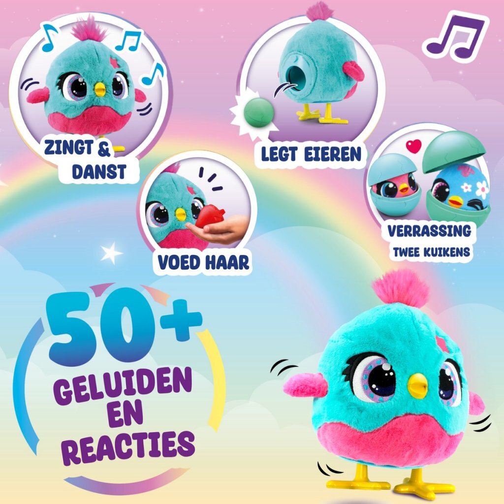 Funtasy Family Chick a Boo Chick with Sound - Interactive Toy for Kids 3+
