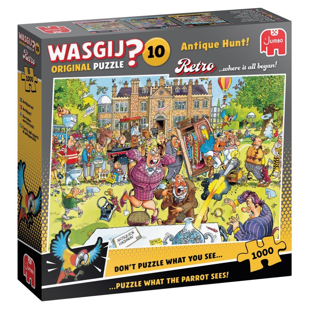 Jumbo Puzzle Wasgij Retro Original 10 Antique Hunt 1000 Pieces