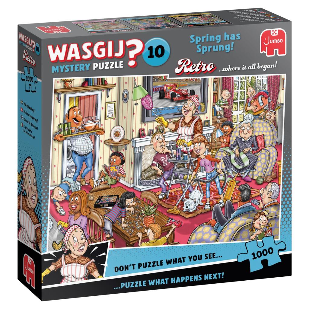 Jumbo Puzzle Wasgij Retro Mystery 10 Spring Cleaning 1000 Pieces