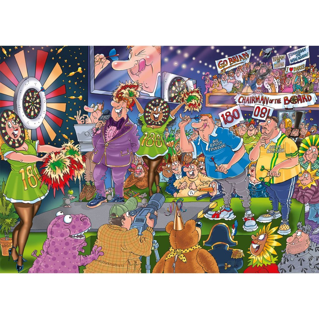 Jumbo Puzzle Wasgij Mystery Bullseye 1000 Pieces