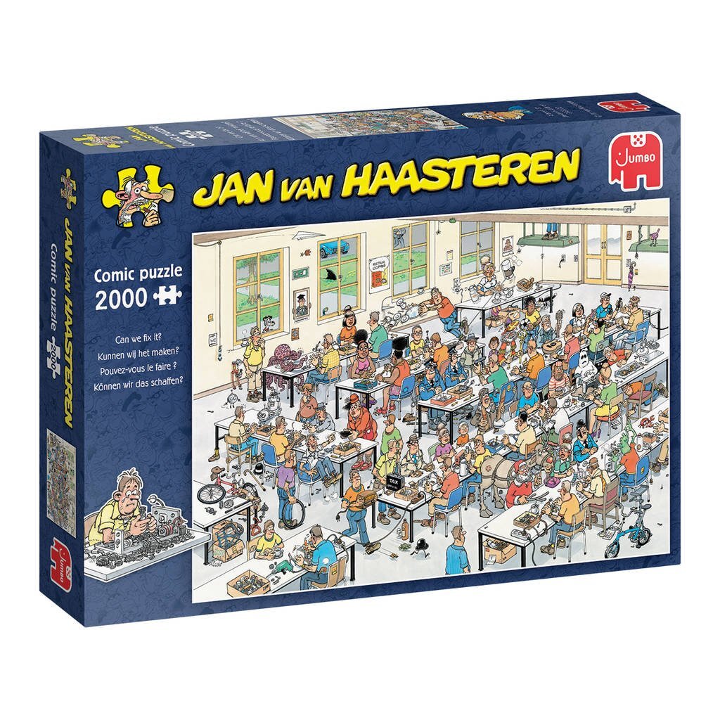 Jumbo Puzzle Jan van Haasteren Can We Make It? 2000 Pieces