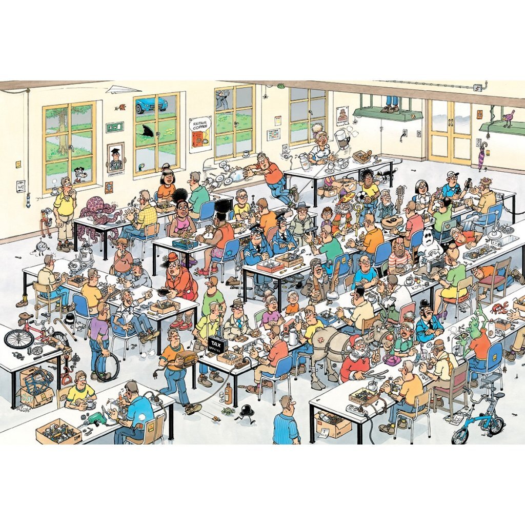 Jumbo Puzzle Jan van Haasteren Can We Make It? 2000 Pieces