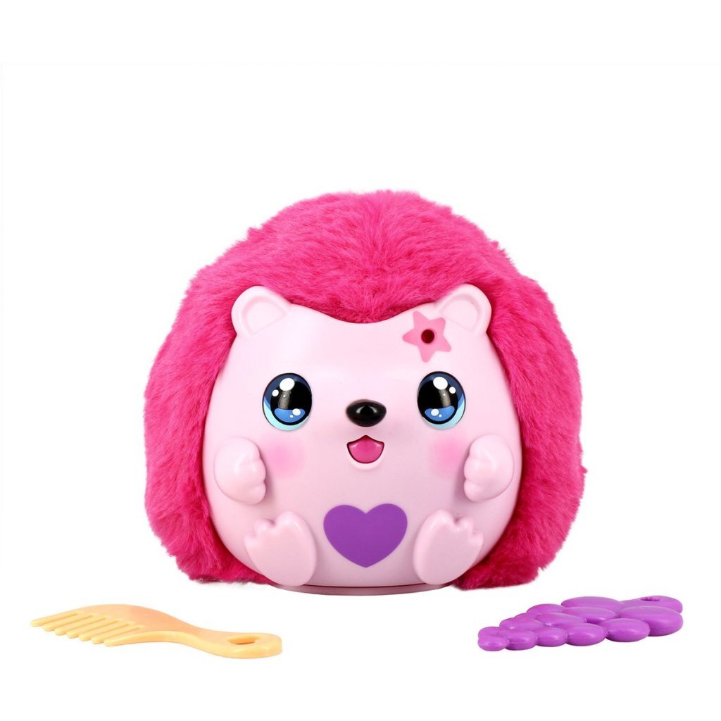 Jumbo Funtasy Family Plush Kiss Meez Hedgehog + Sound Effects