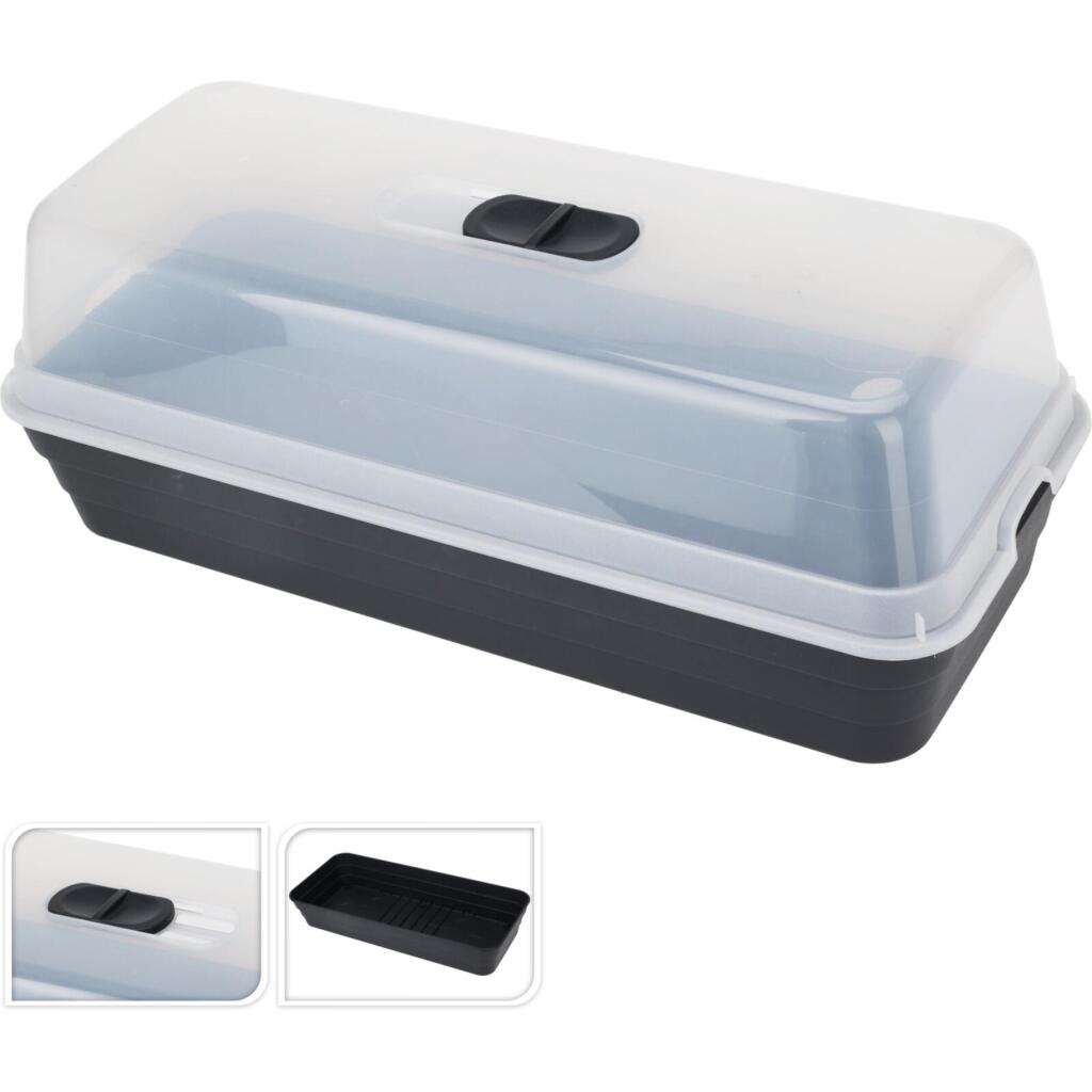 Grow Box 53x23x20 cm Anthracite/Transparent