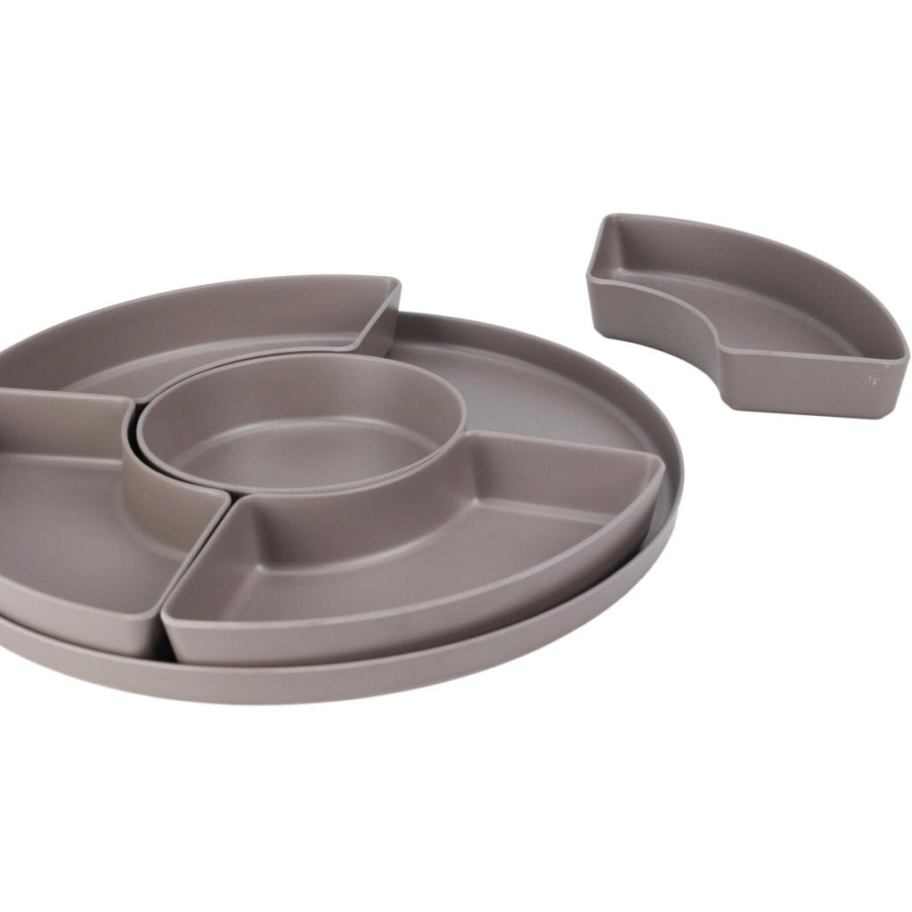 Assorted Melamine Serving Dish with Removable Bowls