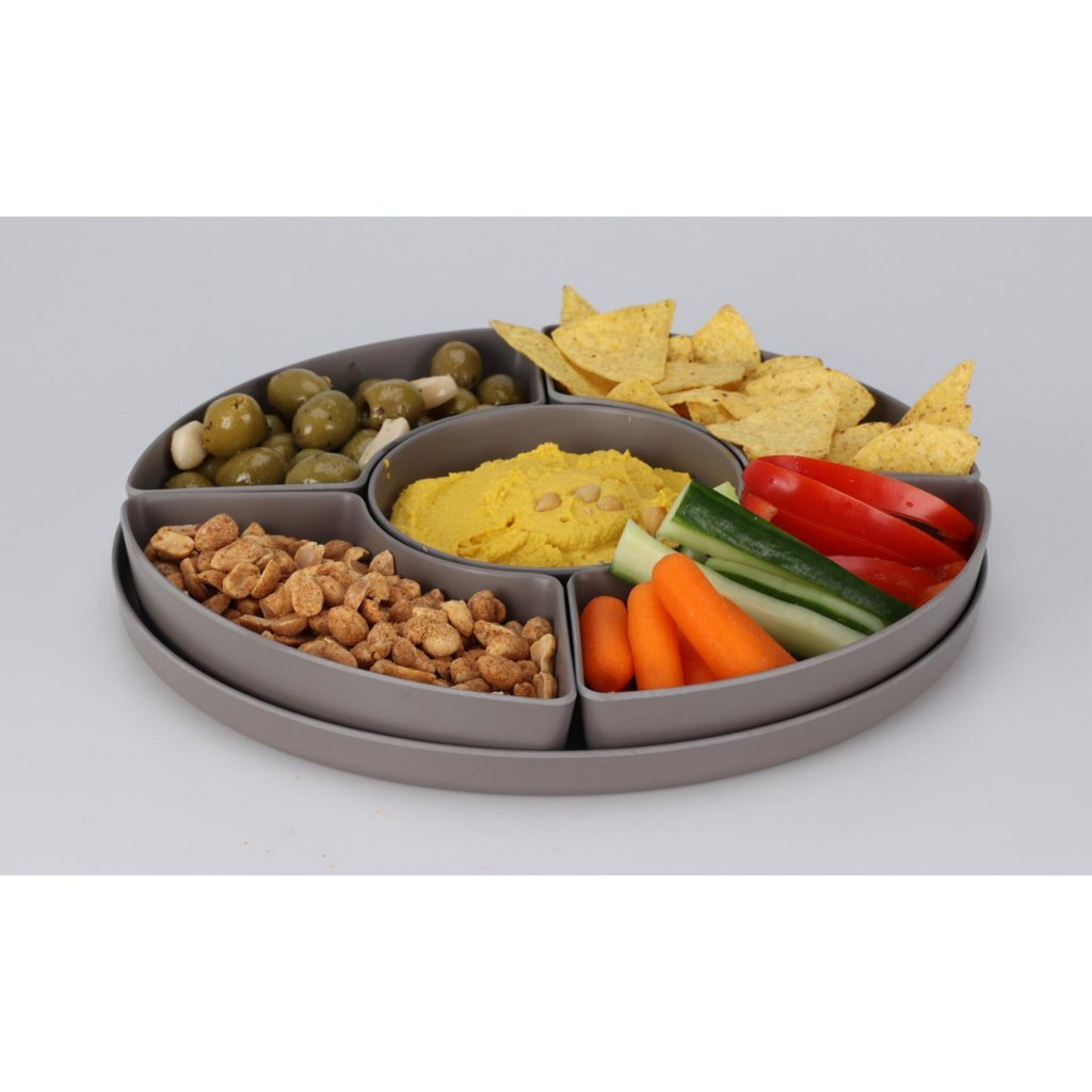 Assorted Melamine Serving Dish with Removable Bowls