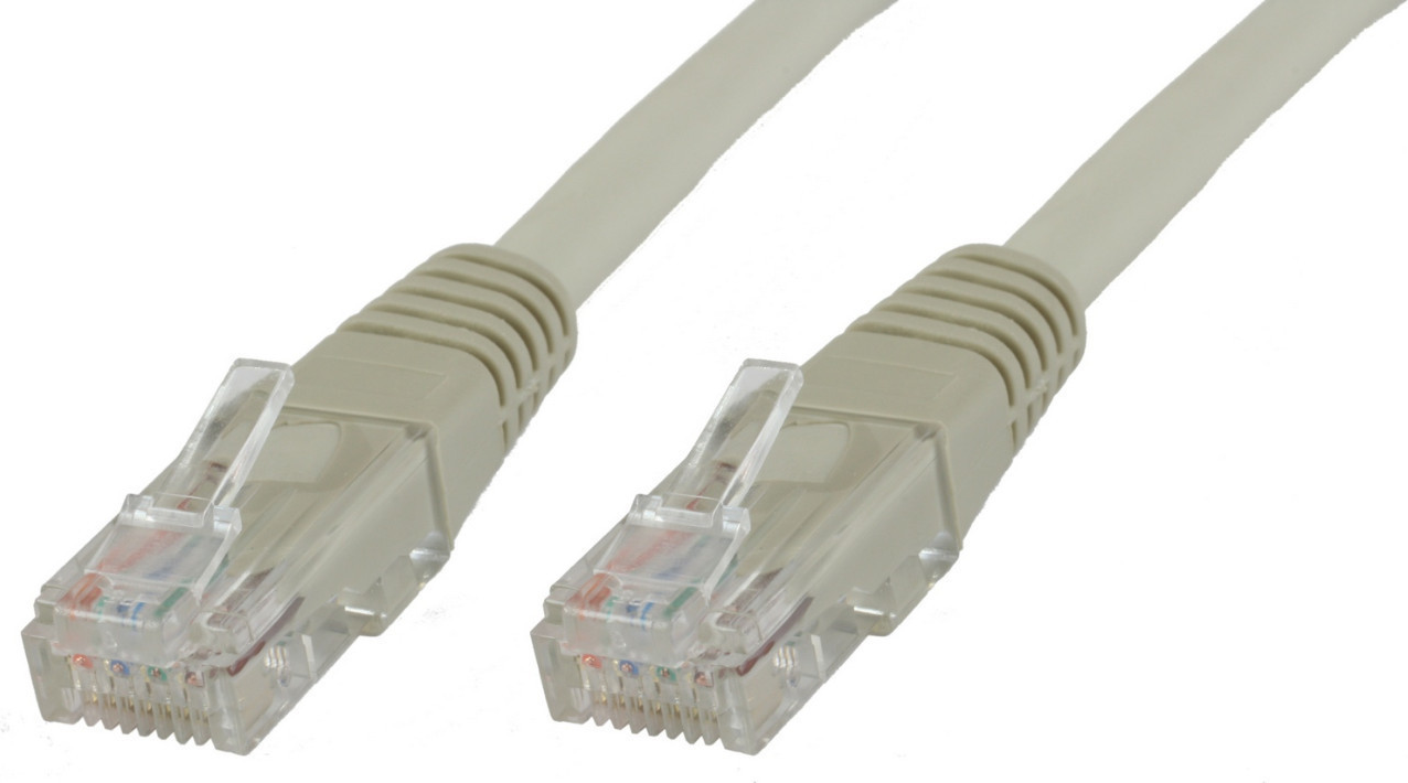 MicroConnect Value Pack - Patch-Kabel - RJ-45 (M) zu RJ-45 (M) - 1,0m - UTP - CAT 6 - geschirmt, verseilt - Grau (Packung mit 10) (V-UTP601VP)