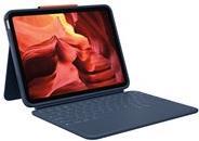Acer Logitech Rugged Combo 4 Keyboard QWERTZ German Smart Connector Blue