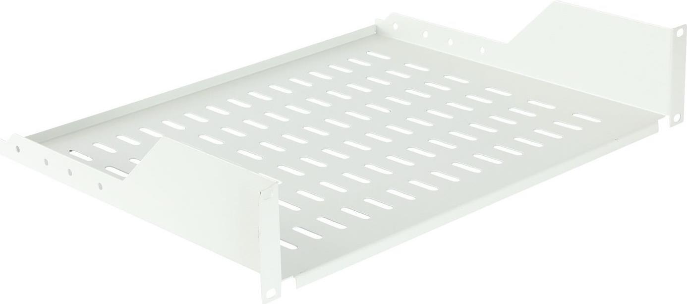 Lanview 2U 19" D=350mm RACK MOUNT SHELF WHITE - Rackbefestigung - 2 HE (RAS210WH)