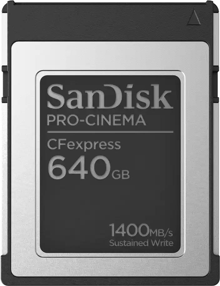 SanDisk PRO-CINEMA Flash Memory Card 320GB CFexpress Type B SDCFEC-640 G-GN4NN