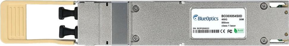 BlueOptics Compatible HPE P49764-B21 OSFP Transceiver MPO-MTP-12/APC 400GBASE-VR4