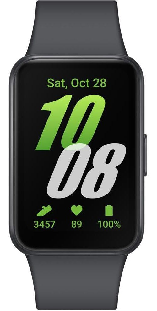 Samsung Galaxy Fit3 - Aktivitätsmesser mit Riemen - Anzeige 4cm (1,6") - 256MB - Bluetooth - 36,8 g - Grau (SM-R390NZAAEUB) afbeelding 1