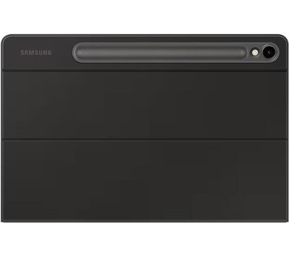 Samsung EF-DX720 - Tastatur und Foliohülle (Buch-Cover) - schlank, KI-Taste - kabellos - POGO pin, Bluetooth - QWERTZ - Schwarz Tastatur, Schwarz Gehäuse - für Galaxy Tab S9, Tab S9 FE (EF-DX720BBGGDE) afbeelding 1