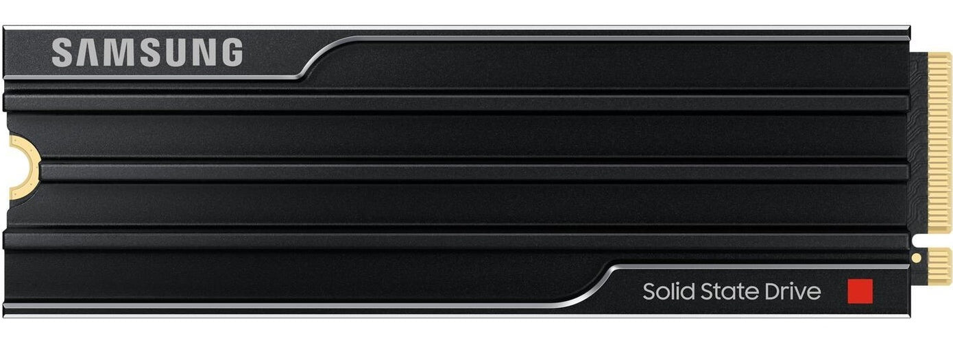 Samsung 9100 PRO SSD Heatsink NVMe M.2 1TB PCIe 5.0 14.700 MB/s Lesen 13.300 Schreiben (MZ-VAP1T0CW) afbeelding 1