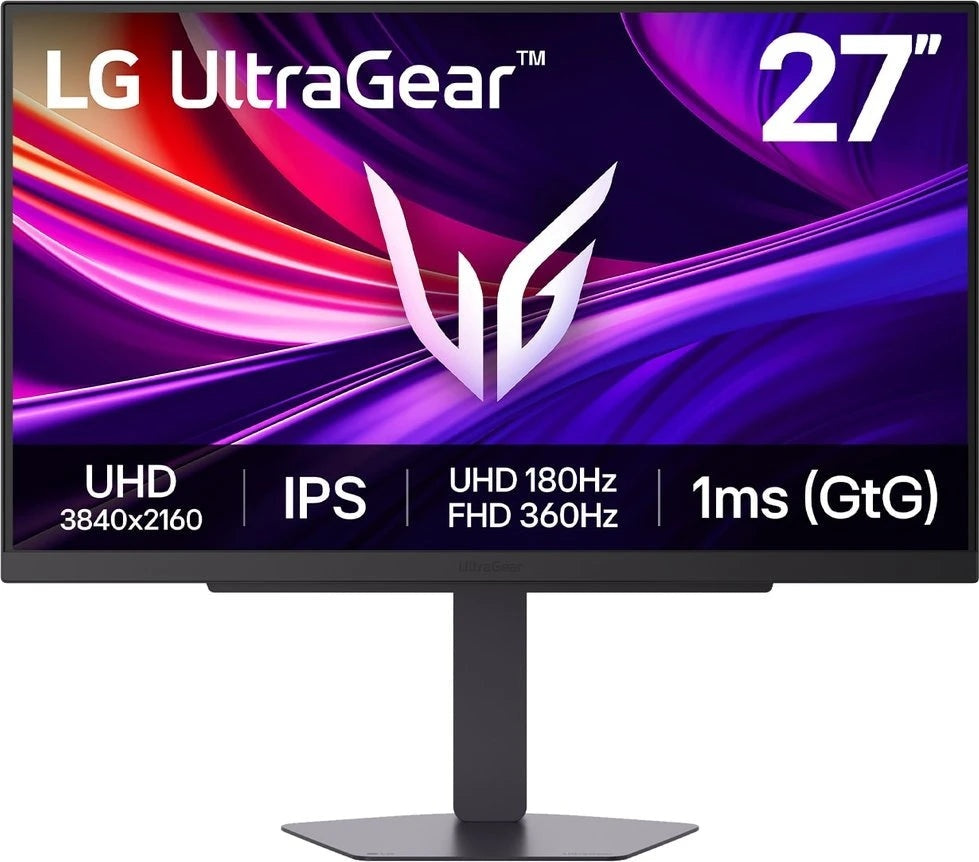 LG UltraGear 27G810A-B 27" 4K UHD Gaming Monitor - 180Hz/360Hz - IPS - 1ms GtG (27G810A-B.AEU) - 8806096597057 - afbeelding 1