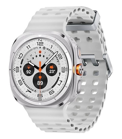 Samsung Galaxy Watch Ultra 3.81 cm (1.5 ) AMOLED 47 mm Digital 480 x 480 pixels Touchscreen 4G Titanium  White Wi-Fi GPS (satellite) afbeelding 1