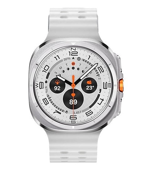 Samsung Galaxy Watch Ultra 3.81 cm (1.5 ) AMOLED 47 mm Digital 480 x 480 pixels Touchscreen 4G Titanium  White Wi-Fi GPS (satellite) afbeelding 2