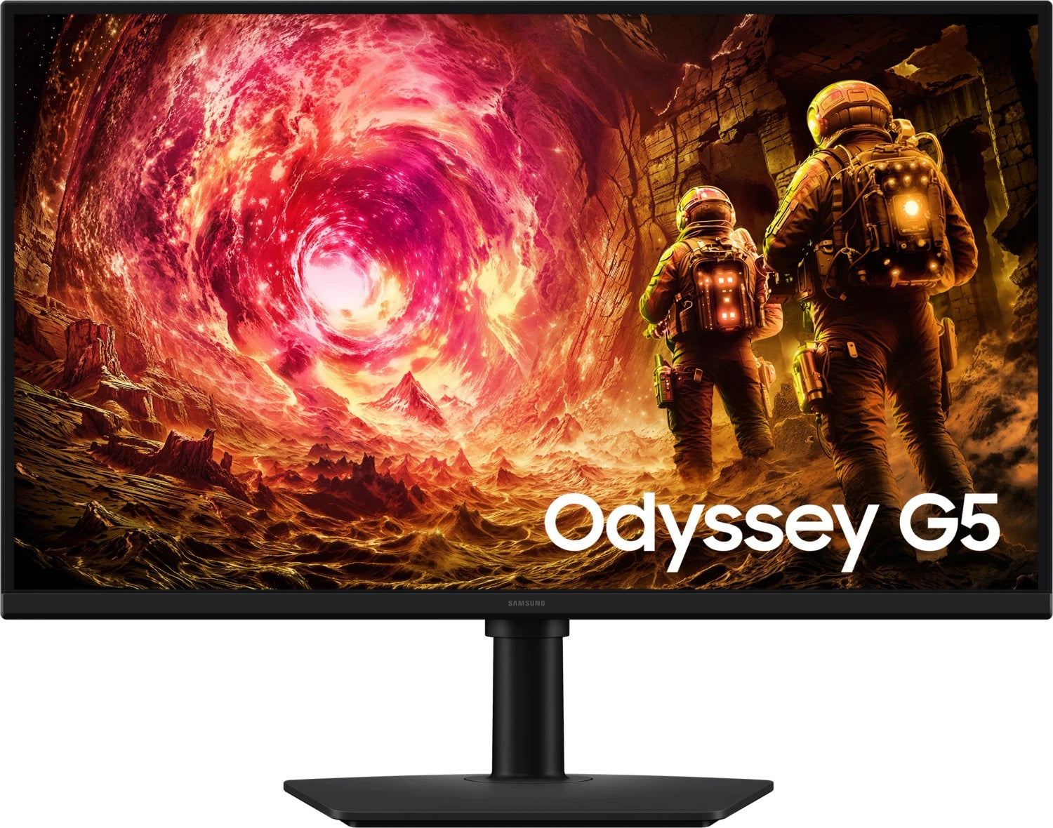 Samsung Odyssey G5 S27FG502EU Gaming Monitor 68,6 cm (27") QHD IPS 180Hz Schwarz (LS27FG502EUXEN) - 8806097817796 - afbeelding 1