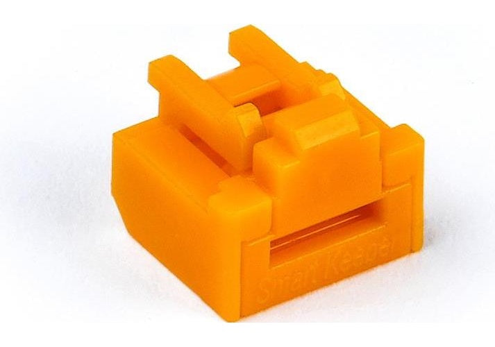 Smartkeeper | RJ45 Interface Port Lock NL03PKOR - Ethernet Port Blocker | Orange 10-Pack afbeelding 1