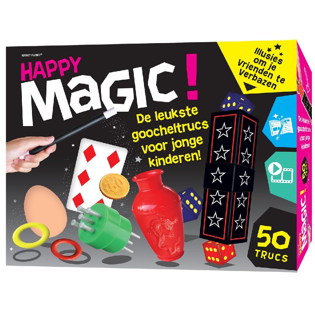 Happy Magic 50 Tricks Magic Set for Young Children