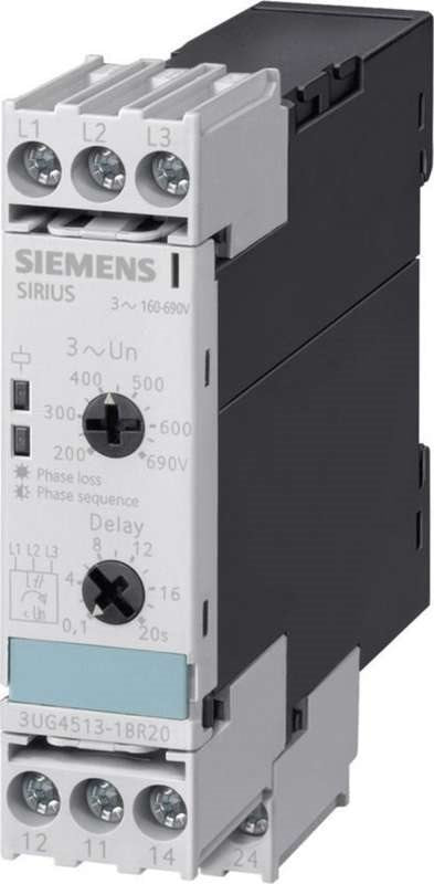 Siemens SIRIUS 3UG4 Monitoring Relay 3UG4513-1BR20 for Mains and Three-Phase Voltages