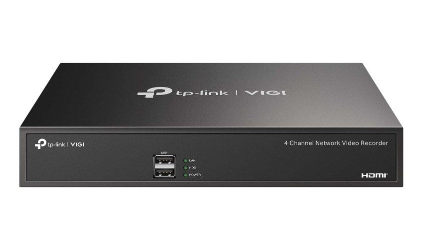 TP-Link VIGI NVR1004H V1 - NVR - 4 Kanäle - netzwerkfähig (VIGI NVR1004H) afbeelding 1