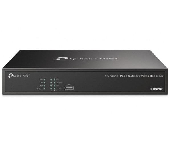 TP-Link VIGI NVR1004H V1 - NVR - 4 Kanäle - netzwerkfähig (VIGI NVR1004H) afbeelding 5