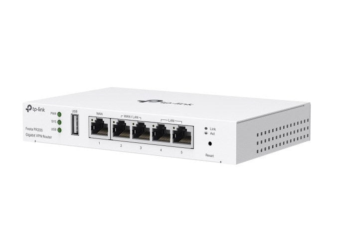 TP-Link Festa FR205 V1,2 - Router 4-Port-Switch - 1GbE - WAN-Ports: 3 - wandmontierbar (FESTA FR205) afbeelding 3