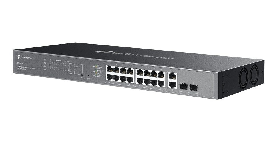 TP-Link Omada ES220GMP network switch Managed L2 Gigabit Ethernet (10/100/1000) Power over Ethernet (PoE) Black - 8885020625943 - image 3