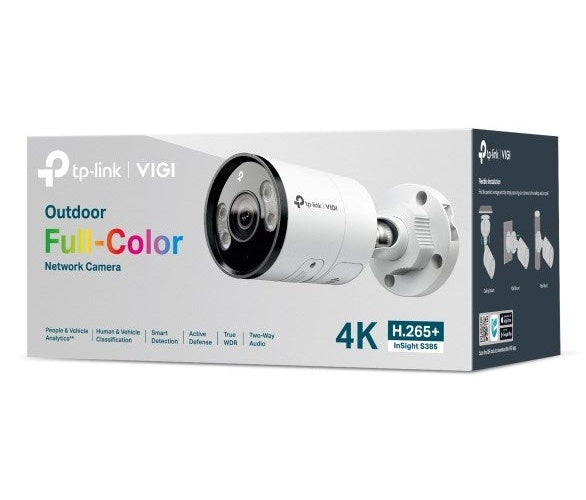 TP-LINK VIGI 8MP Outdoor Full-Color Bullet Netwo (InSight S385(4mm)(UN)) afbeelding 4