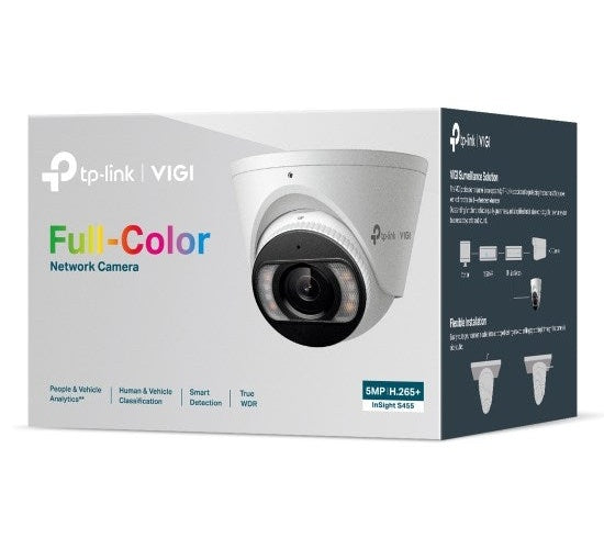 TP-LINK VIGI 5MP TURRET NETWORK CAMERA (InSight S455(2.8mm)(UN)) afbeelding 5