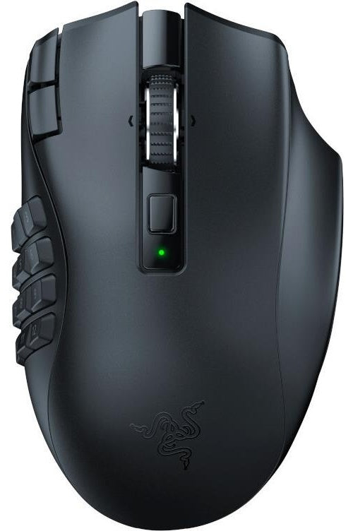 Razer Naga V2 HyperSpeed - Maus - ergonomisch - Für Rechtshänder - optisch - 21 Tasten - kabellos - Bluetooth, 2,4 GHz - kabelloser Empfänger (USB) (RZ01-03600100-R3G1) afbeelding 1