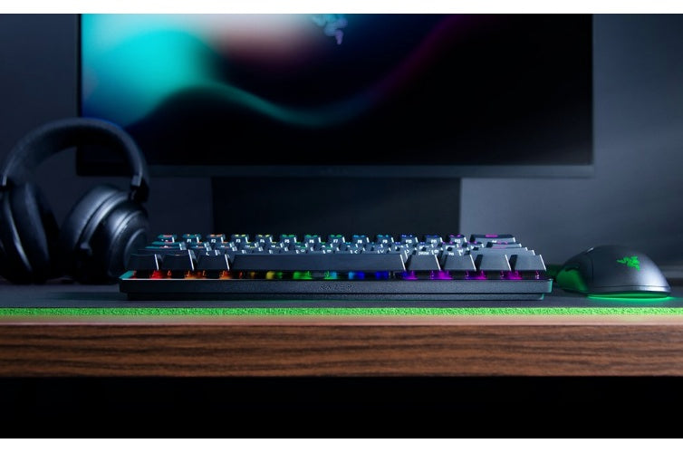 Razer Huntsman Mini Tastatur USB QWERTY US International Schwarz (RZ03-03390200-R3M1) afbeelding 1