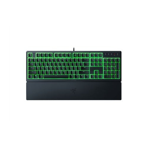 Razer Ornata V3 X - US. Tastatur Formfaktor: Volle Größe (100%), Geräteschnittstelle: USB, Tastatur-Key Switch: Membran Key Switch. Typ der Hintergrundbeleuchtung: RGB-LED, Handgelenkauflage. Empfohlene Nutzung: Gaming. Produktfarbe: Schwar afbeelding 5