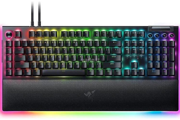 Razer BlackWidow V4 Pro Tastatur USB QWERTY US International Schwarz (RZ03-04680100-R3M1) afbeelding 1