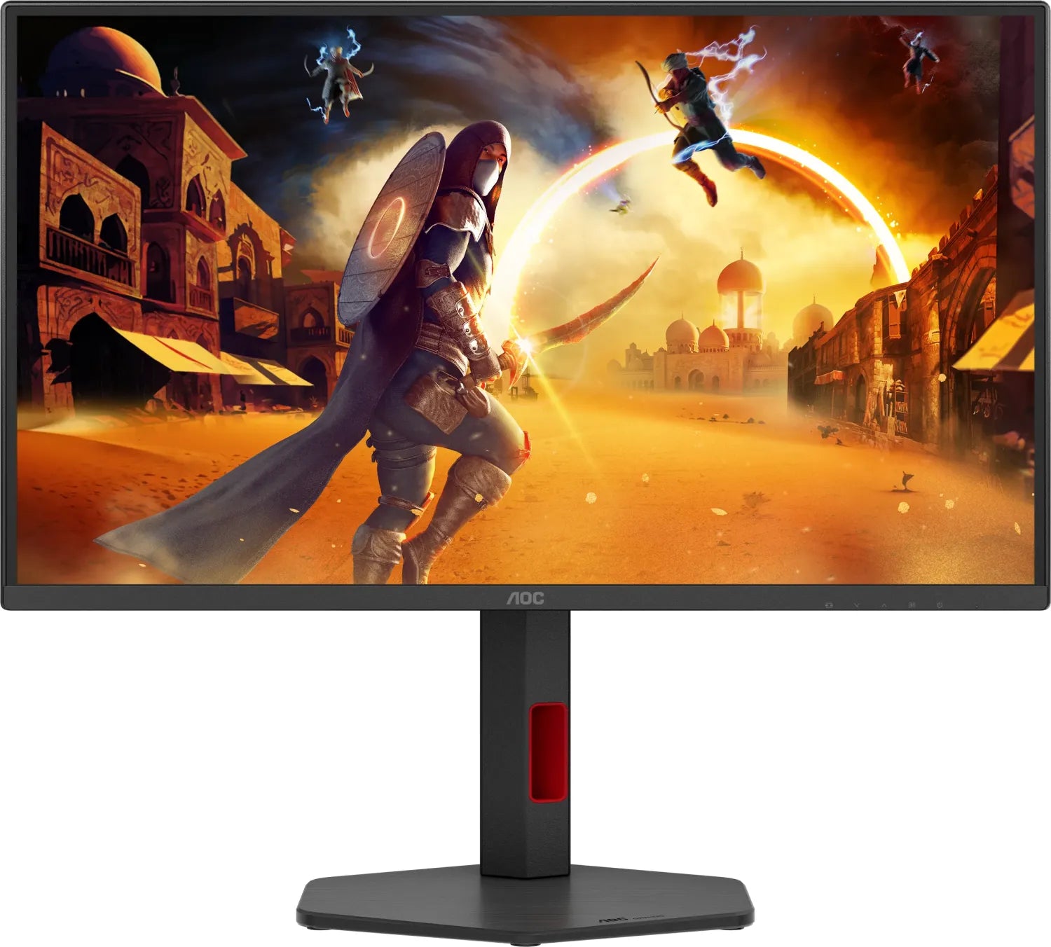 AOC Gaming Q25G4SR LED Monitor 63.5 cm (25") - 2560 x 1440 QHD @ 300 Hz - IPS - Black, Red