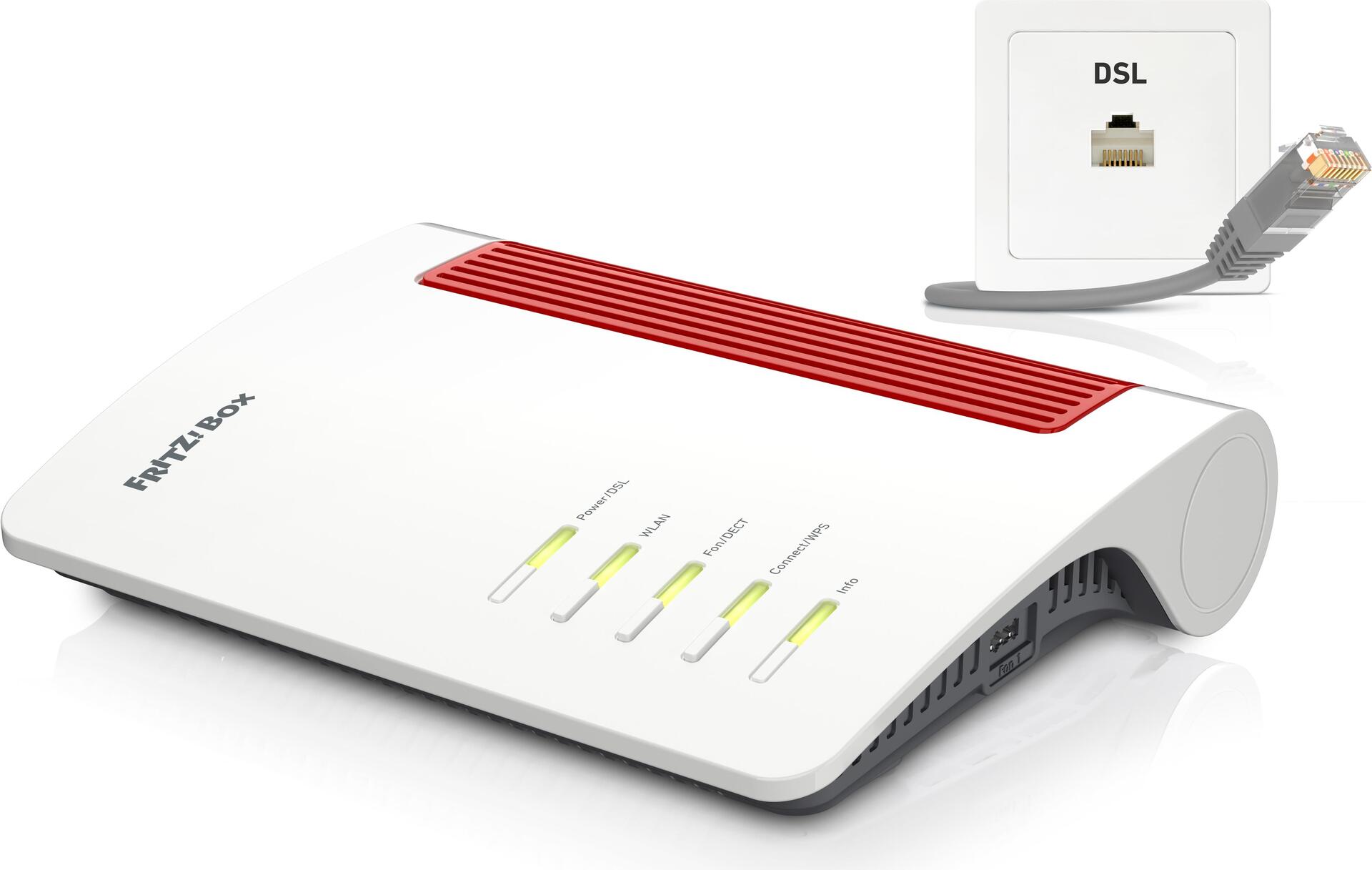 FRITZ!Box WLAN-Router 2.5 Gigabit Ethernet Dual-Band Weiß (20003057) GHz/5