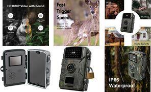 LogiLink Wildlife Camera with Night Vision, Heat/Motion Trigger (WC0065)